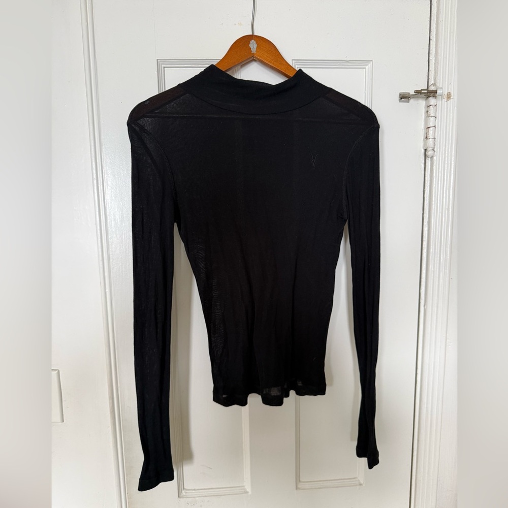 Allsaints • Black Long Sleeve Women's Top